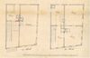 Lageplan zu Umbauarbeiten am Haus (rot eingezeichnet), 1871 (StadtA SHA FS 27/0449)