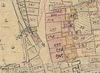Ausschnitt aus dem Primärkatasterplan von 1827. Das Haus kann an der Nummer „298“ identifiziert werden (Plan: Geodatenportal Schwäbisch Hall / Stadt Schwäbisch Hall, Fachbereich Planen und Bauen, Abteilung Vermessung)