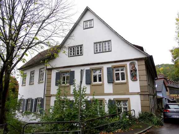 Blick von der Hessentaler Straße, Bild von 2019. Foto: Albrecht Bedal (StadtA Schwäb. Hall DIG 11560)