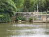 Einmündung des Triebwasserstollens am Südende des Unterwöhrds, Juni 2015. Foto: Daniel Stihler (StadtA Schwäb. Hall DIG 06623)