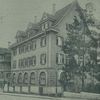 Das Haus als Sitz der Kreissparkasse auf einer Kontoauszugmappe, zwischen 1938 und 1942 (StadtA Schwäb. Hall S01/1168)
