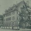 Das Haus als Sitz der Kreissparkasse auf einer Kontoauszugmappe, zwischen 1938 und 1942 (StadtA Schwäb. Hall S01/1168)