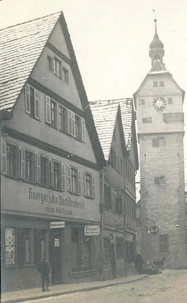 Auf einem Bild um 1900 (StadtA Schwäb. Hall R65-01)