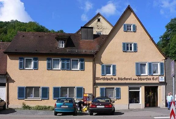 Ostansicht, August 2007. Foto: Dietmar Hencke (StadtA SHA Server Häuserlexikon)