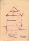 Querschnitt des Hauses zum Einbau von Wohnungen durch die Hospitalstiftung, 1953 (Stadt Schwäb. Hall, Baurechtsamt, Bauakten Hessentaler Straße 9)