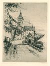 Kupferstich von Paul Geissler, um 1910 (StadtA Schwäb. Hall S10/2349)
