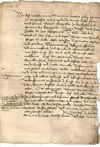 Verkauf der „Behausung und Hofraite ob dem Fischmarkt“ durch die Testamentsvollstrecker des Ulrich von Münkheim an Hermann Büschler, 1504 (StadtA Schwäb. Hall 13/1)