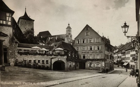 Postkarte aus den 1930er Jahren (StadtA Schwäb. Hall AL-101/271)