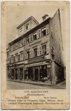 Undatierte Werbepostkarte für das Geschäft von Chr. Schumacher, um 1910 (StadtA Schwäb. Hall R89/43)