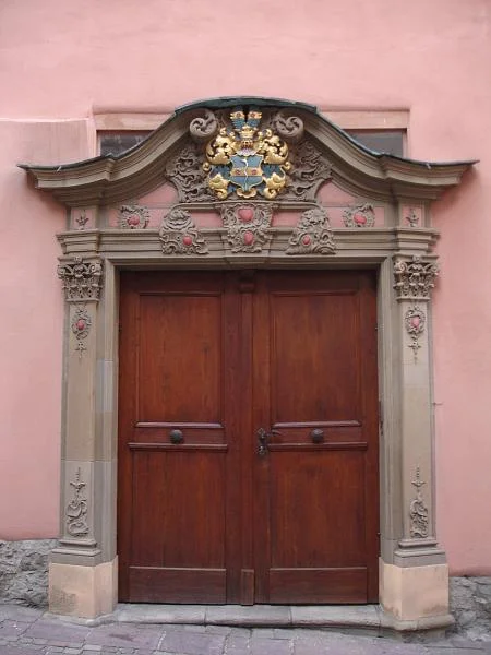 Barockes Portal, 2007. Foto: Daniel Stihler (StadtA Schwäb. Hall DIG 04620)