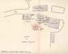 Lageplan zum Bau eines heute nicht mehr existierenden Stalls von 1881. Das heutige Haus Nr. 11 ist in der Mitte mit der PKN 843 zu erkennen, rechts davon die in den 1930er Jahren abgerissene Ziegelei (Baurechtsamt SHA, Bauakten).