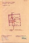 Erdgeschoss-Grundriss zum Anschluss des Hauses an die städtische Kanalisation, 1961 (Baurechtsamt, Bauakten Lange Straße 21)