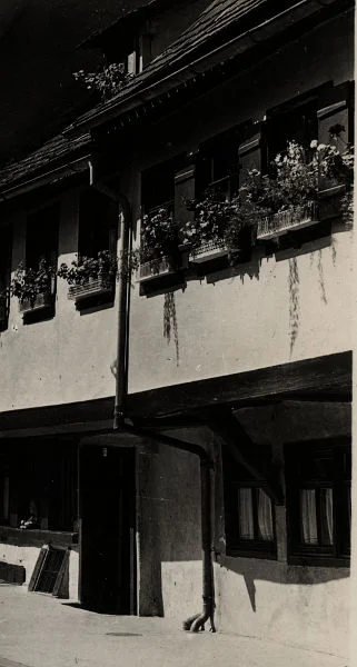 Ausschnitt aus einem Foto aus den 1930er bis 1950er Jahren. Fotograf unbekannt (StadtA Schwäb. Hall FS 54245)
