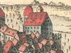 Als Beigabe zu den „Uffenheimischen Nebenstunden“ 1747 bei J. J. Enderes in Schwabach erschienene Stadtansicht (StadtA Schwäb. Hall Alte Dr./271)