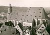 Blick über Pfarrgasse und Nonnenhof auf St. Michael, 1930er Jahre (StadtA Schwäb. Hall AL-0040)