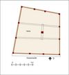 Rekonstruktion des Erdgeschosses. Plan: Albrecht Bedal (StadtA Schwäb. Hall DIG 00033)