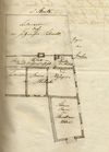 Plan über die Hausanteile der Besitzer Schmidt, Wieland und Hübsch im 2. Stock, 1872 (StadtA SHA 19/1066, Nr. 26)