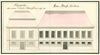 Kolorierte Zeichnung zum geplanten Neubau der „Arm-Brust-Hütten“, undat., ca. 1783 (StadtA Schwäb. Hall 5/1804)