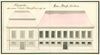 Kolorierte Zeichnung zum geplanten Neubau der „Arm-Brust-Hütten“, undat., ca. 1783 (StadtA Schwäb. Hall 5/1804)