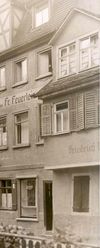 Bild von 1940 (rechts), evtl. auch früher (StadtA SHA FS 08802)