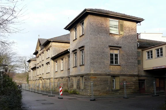 Südwestansicht, Januar 2008. Foto: Dietmar Hencke (StadtA SHA Server Häuserlexikon)