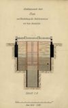 Schnittzeichnung durch den Haalbrunnen in seiner heutigen, 1852 angelegten Gestalt, zum Bau von 1852 oder einer späteren Erneuerung (StadtA Schwäb. Hall S06/P2599)