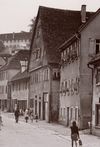 Ausschnitt aus einem Bild vermutlich aus den 1930er Jahren. Foto: Prof. Adolf Schuhmacher (StadtA Schwäb. Hall FS 49806)