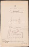 Pläne zum Bau eines Kohlenschuppens in dem kleinen Hof zwischen dem Haus und dem Hinterhaus der Gastwirtschaft zur „Rose“, 1895 (Bahnhofstraße 9) (StadtA Schwäb. Hall 27/0568)