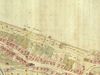 Ausschnitt aus einem Stadtplan von 1816. Dem Zeichner scheint bei der Lage des Turms (Bildmitte) ein Fehler unterlaufen zu sein. Er befand sich nicht dort, sondern etwas weiter links (bzw. südlich) bei dem Haus Nr. 257, das durch das links davon gelegene Gartengrundstück leicht zu erkennen ist (StadtA SHA S10/2248)