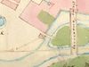 Ausschnitt aus einem Entwurf für den Wasserleitungsplan von 1740 (StadtA Schwäb. Hall 4/1136a)