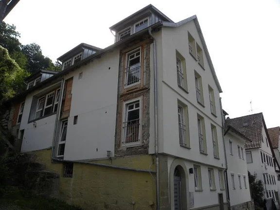 Umbauarbeiten, Bild von 2014. Foto: Günter Albrecht (StadtA Schwäb. Hall DIG 07261)