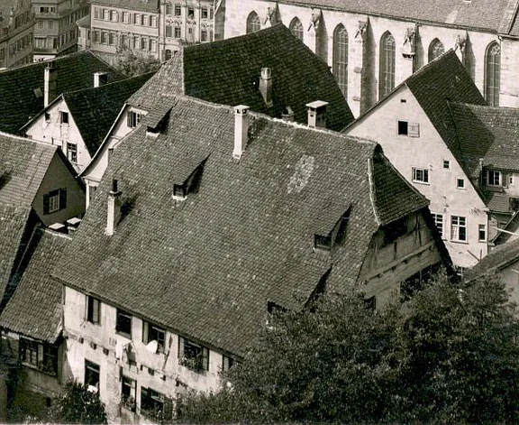 Ansicht vom Rosenbühl aus den 1930er Jahren (StadtA Schwäb. Hall AL/0040)