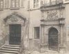 Portale von „Stellwaghaus“ und „Widmanhaus“ nach 1900. Fotograf unbekannt (StadtA Schwäb. Hall FS 45184)