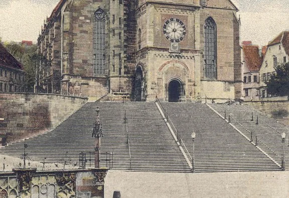 Ausschnitt aus einer Postkarte um 1905 (StadtA Schwäb. Hall Seyboth PK 0051)