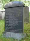 Grab- bzw. Gedenkstein für Angehörige der Familie Flegenheimer, Bild von 2009. Foto: Daniel Stihler (StadtA Schwäb. Hall DIG 07396)