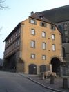 Vom Marktplatz aus gesehen, April 2007. Foto: Daniel Stihler (StadtA Schwäb. Hall DIG 00810)