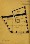 Plan zum Einbau neuer Schaufenster und zu Umbauarbeiten im Erdgeschoss, 1905, Grundriss des Erdgeschosses (Baurechtsamt Schwäb. Hall, Bauakten)