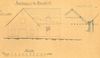 Anbau eines Eiskellers 1888: Ansicht zur Blendstatt hin (StadtA SHA 27/0043)