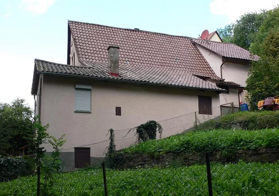 Ostansicht, August 2007. Foto: Dietmar Hencke (StadtA SHA Server Häuserlexikon)