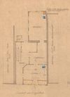 Grundriss zu einem Umbau des Ladenlokals, 1925  (Baurechtsamt SHA, Bauakten)