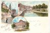 Potpourri-Postkarte von 1897 (Lithographie) (StadtA Schwäb. Hall PK 00922)