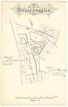 Lageplan zur Erstellung eines Anbaus an das Kontor der Firma Waelde, Kade & Erath,  April 1899 (StadtA Schwäb. Hall 27/540)