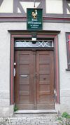 Eingang, 2007. Foto: Dietmar Hencke (StadtA Schwäb. Hall DIG 02122)