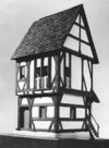 Modell des ursprünglichen Bauzustands. Foto: Albrecht Bedal (StadtA Schwäb. Hall Server Häuserlexikon)
