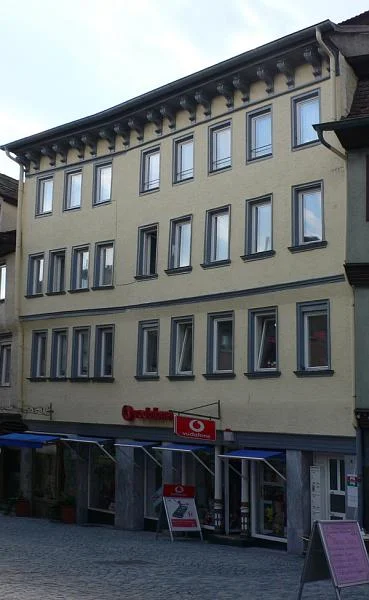 Blockgasse 2-4. Der rechte Hausteil ist die Nummer 2, der linke Hausteil die Nummer 4. Bild von 2007. Foto: Dietmar Hencke (StadtA SHA Server Häuserlexikon)