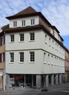 Blick vom Marktplatz aus, August 2007. Foto: Dietmar Hencke (StadtA SHA Server Häuserlexikon)