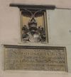 Wappenstein der Schenken von Limpurg und Inschrift über die Stiftung des Spitals von 1475, August 2007. Foto: Daniel Stihler(StadtA SHA Server Häuserlexikon