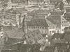 Ausschnitt aus einer Stadtansicht um 1850. Lithographie von W. Haaf nach F. Bonhöfer, um 1850 (StadtA Schwäb. Hall S10/0712)