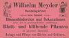 Anzeige der Anfang des 20. Jahrhunderts hier befindlichen Gärtnerei Meyder von 1901 aus: W. Burkhardt (Bearb.): Adreß- und Geschäfts-Handbuch der Oberamtsstadt Schwäbisch Hall, Schwäbisch Hall 1901, Inseratenanhang, S. 38 (StadtA Schwäb. Hall Bibl. 2947)