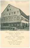 Hauspostkarte des „Schwanen“ von etwa 1920 (StadtA Schwäb. Hall PK 04889)